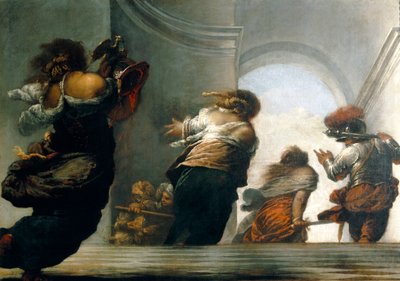 Świątynia Janusa, XVII w. autorstwa Sebastiano Mazzoni