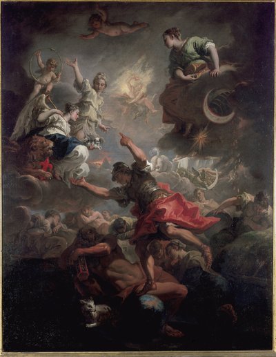 Alegoria Toskanii (olej na płótnie) autorstwa Sebastiano Ricci
