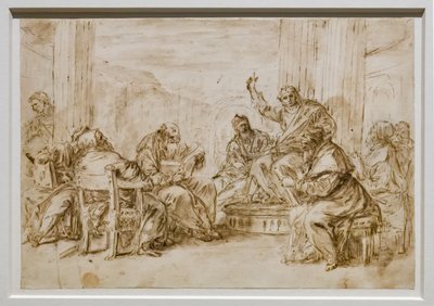 Chrystus wśród lekarzy autorstwa Sebastiano Ricci