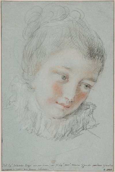 Głowa młodej kobiety autorstwa Sebastiano Ricci