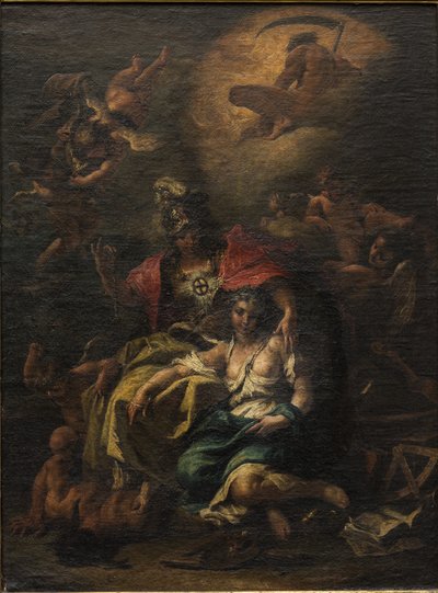 Minerwa (olej na płótnie) autorstwa Sebastiano Ricci