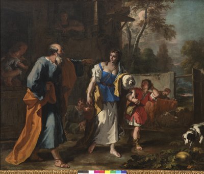 Ripudiation Hagar, c.1724 autorstwa Sebastiano Ricci