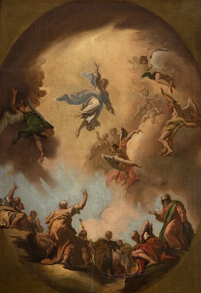Wniebowstąpienie Chrystusa (olej na płótnie) autorstwa Sebastiano Ricci