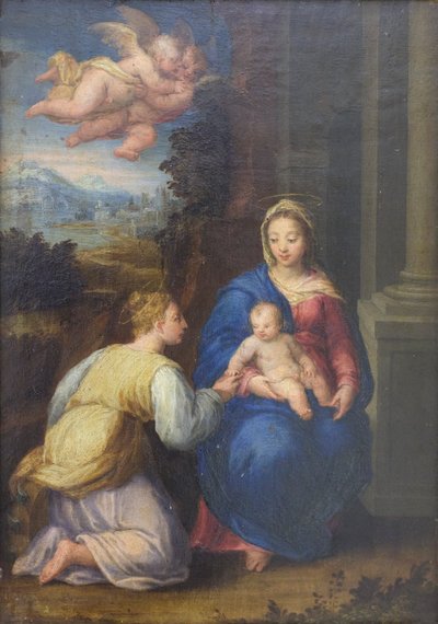 Ślub św. Katarzyny (obraz) autorstwa Sebastiano called Bastianino Filippi