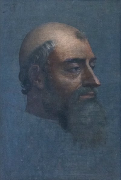 Portret Klemensa VII z brodą autorstwa Sebastiano del (c.1485-1547) Piombo