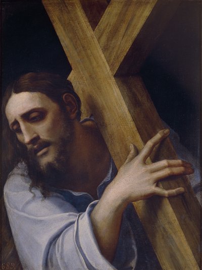 Chrystus dźwigający krzyż autorstwa Sebastiano del Piombo