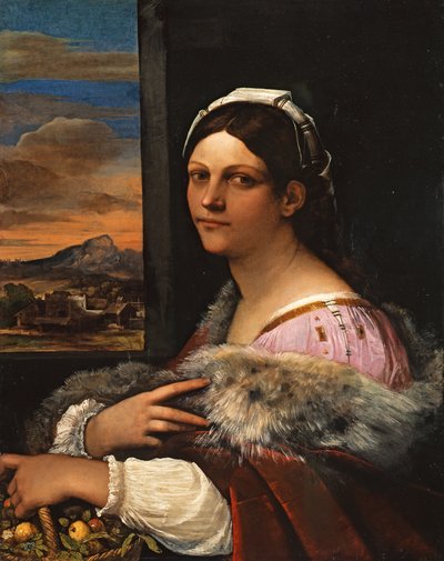 Portret młodej rzymskiej kobiety autorstwa Sebastiano del Piombo