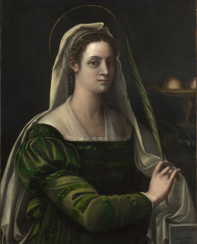 Św. Agata, ok. 1540 autorstwa Sebastiano del Piombo