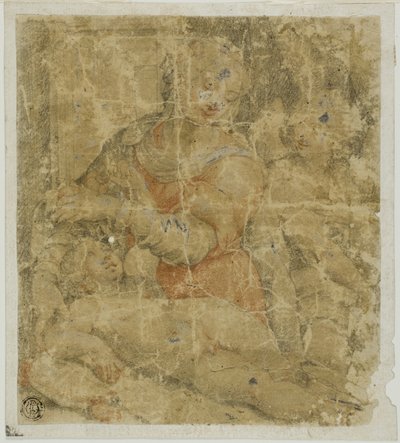 Dziewica z Dzieciątkiem i aniołem autorstwa Sebastiano del Piombo