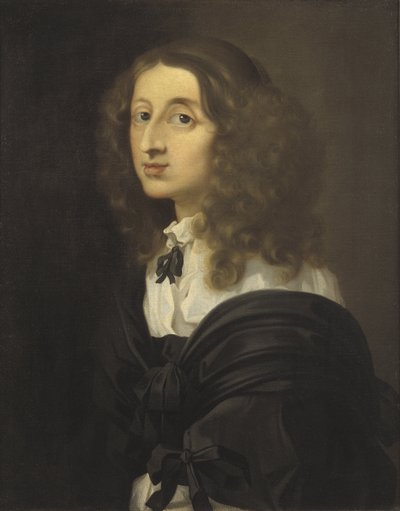 La reine Christine de Suede - Portret królowej Krystyny Szwecji (1626-1689), autorstwa Bourdona, Sebastiena (1616-1671). Olej na płótnie. Wymiar : 72x58 cm. Muzeum Narodowe w Sztokholmie autorstwa Sébastien Bourdon