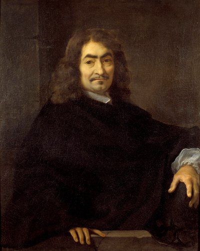 Przypuszczalny portret filozofa Rene Descartes (1596-1650) Obraz Sebastiena Bourdona (1616-1671) XVII-wieczne słońce. 0,88x0,71 m² autorstwa Sébastien Bourdon