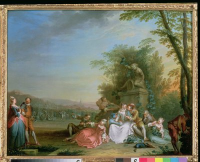Grape Harvest, ok. 1750 (panel) (para do 87638) autorstwa Sebastien II Le Clerc