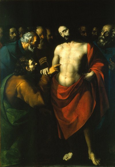 Wątpiący Tomasz autorstwa Sebastian Lopez de Arteaga