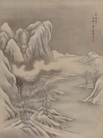 Scena zimowa, 1892. autorstwa Seki Shuko