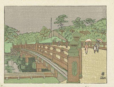 Most Benkei Benkeibashi (tytuł na obiekcie) Wspomnienia z Tokio (tytuł serii) Tokyo kaiko zue (tytuł serii) autorstwa Sekino Jun