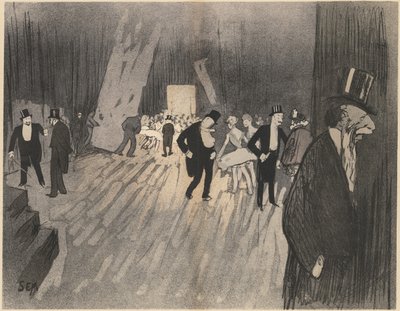 Za kulisami Baletu autorstwa Sem (Georges Gourçat)