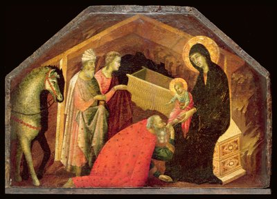 Pokłon Trzech Króli autorstwa Seminary Madonna Master