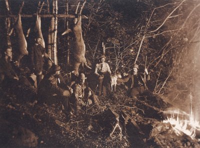 The Antlers, Open Camp, Raquette Lake autorstwa Seneca Ray Stoddard
