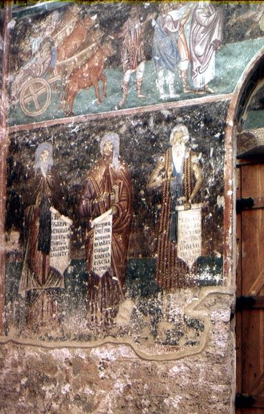 Fragment z Zaśnięcia Dziewicy autorstwa Serbian School