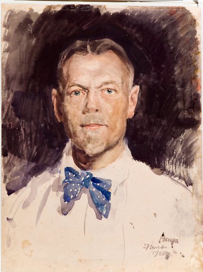 Autoportret - Praca Siergieja Arseniewicza Winogradowa (1869-1938) autorstwa Sergei Arsenevich Vinogradov