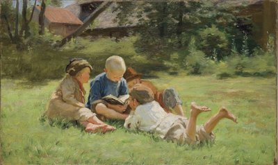 Dzieci, lata 90. XIX wieku autorstwa Sergei Arsenevich Vinogradov