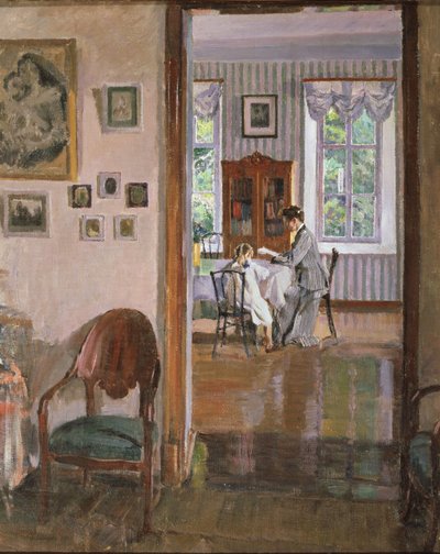 W domu, 1910 autorstwa Sergei Arsenevich Vinogradov