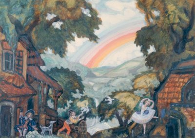 A.Adam, Giselle / Scenografia Sudeikin autorstwa Sergei Jurjewitsch Sudeikin