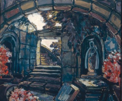 Maeterlinck, siostra Beatrix / Sudeikin autorstwa Sergei Jurjewitsch Sudeikin