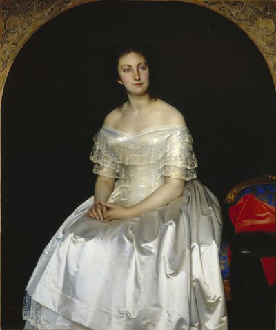 Portret księżnej Marii Wasiljewnej Woroncowej 1819-1894, 1851 autorstwa Sergei Konstantinovich Zaryanko