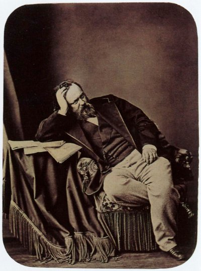 Aleksander Hercen, rosyjski pisarz i myśliciel, 1861 autorstwa Sergei Lvovich Levitsky