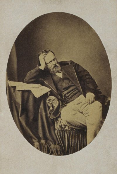 Portret Aleksandra Iwanowicza Hercena 1812-1870, c. 1861 autorstwa Sergei Lvovich Levitsky