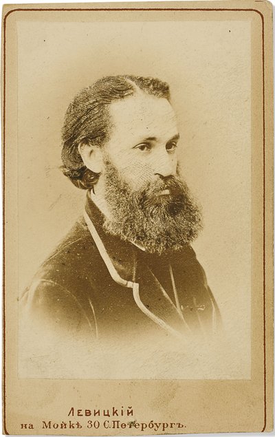 Portret wiolonczelisty Karla Yulievicha Davidova 1838-1889, ok. 1930 r. 1875. autorstwa Sergei Lvovich Levitsky