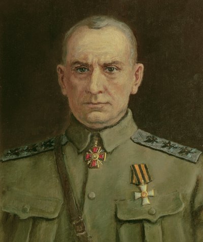 Najwyższy Władca i admirał rosyjski A. Kołczak (1874-1920) (olej na płótnie) autorstwa Sergei Varlenovich Pen