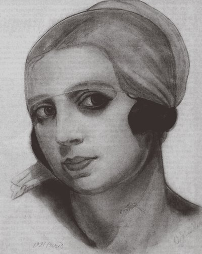 Vera de Bosset Strawiński 1888-1982, 1921 autorstwa Sergei Yurievich Sudeykin