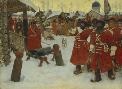 Streltsy, 1907 autorstwa Sergej Vasilevic Ivanov