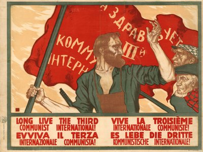 Niech żyje Trzecia Międzynarodówka Komunistyczna, 1920. autorstwa Sergey Ivanovich Ivanov