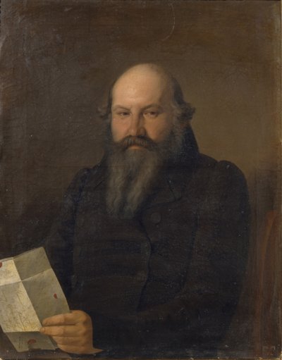 Portret Osipa Michajłowicza Senkowa 1790-1851, 1836 autorstwa Sergey Konstantinovich Zaryanko