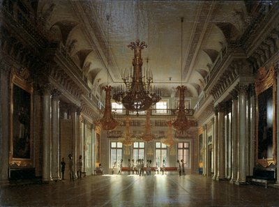 Sala Marszałka Polnego w Pałacu Zimowym autorstwa Sergey Konstantinovich Zaryanko