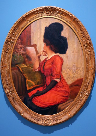 Kobieta w czerwieni autorstwa Servais-Joseph Detilleux