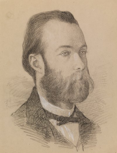 Portret mężczyzny autorstwa Severin Falkman