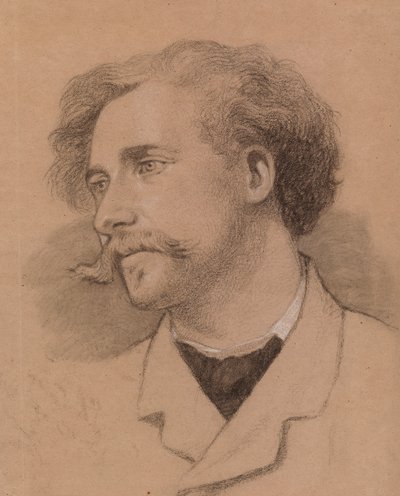 Portret mężczyzny autorstwa Severin Falkman