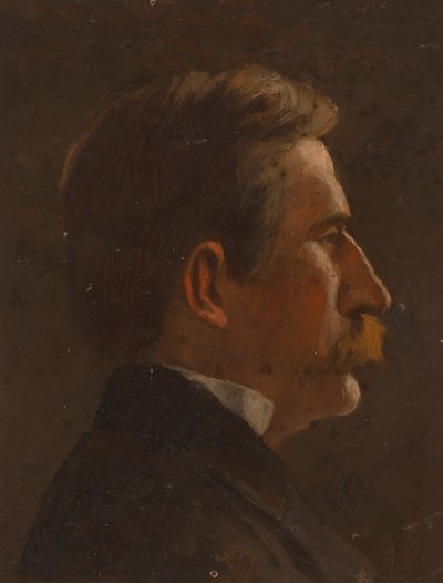 Profil mężczyzny autorstwa Severin Falkman