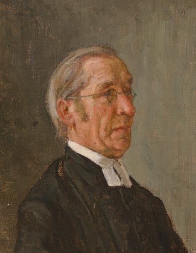 Portret księdza autorstwa Severin Falkman