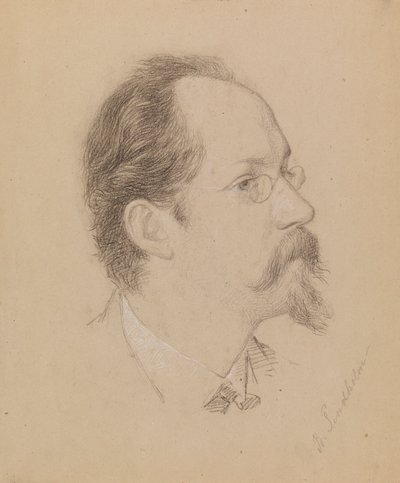 Artysta Berndt Lindholm autorstwa Severin Falkman