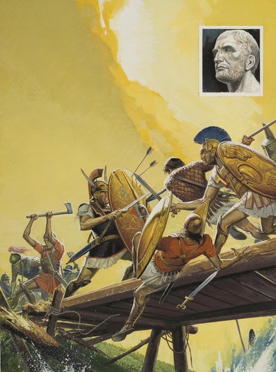 Narodziny Imperium Rzymskiego autorstwa Severino Baraldi