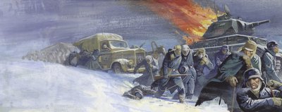 Niemieccy żołnierze po bitwie o Stalingrad autorstwa Severino Baraldi