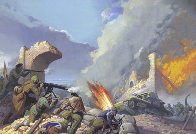 Hiszpańska wojna domowa autorstwa Severino Baraldi