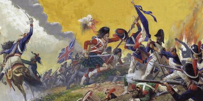 Bitwa pod Waterloo autorstwa Severino Baraldi