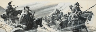 Wyprawa Nez Perce autorstwa Severino Baraldi