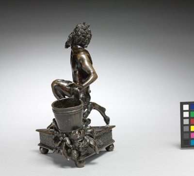Klęczący Satyr, ok.1520 (brąz) autorstwa Severo da Ravenna